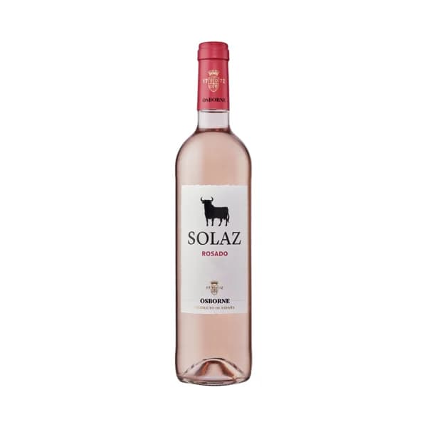 SOLAZ Vino rosado con I.G.P. Vinos de la Tierra de Castilla-La Mancha botella 75 cl. - 1 ud - Imagen del producto en Findit