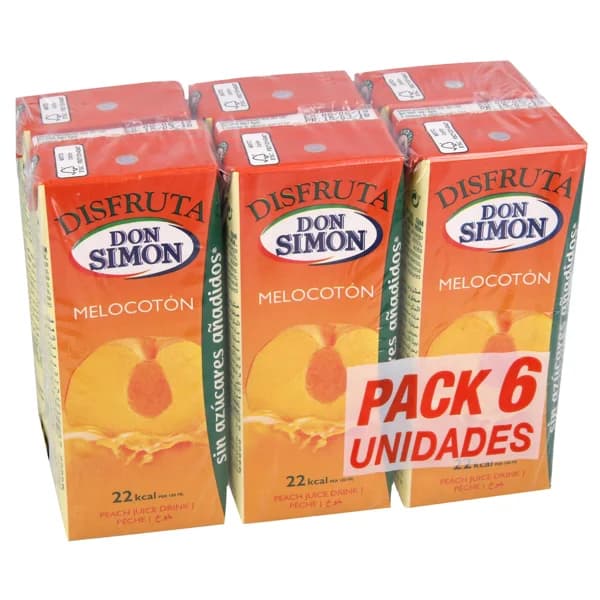 DON SIMON Nectar melocotón y soja DON SIMON pack 6 uds x 20 cl. - 1 l - Imagen del producto en Findit