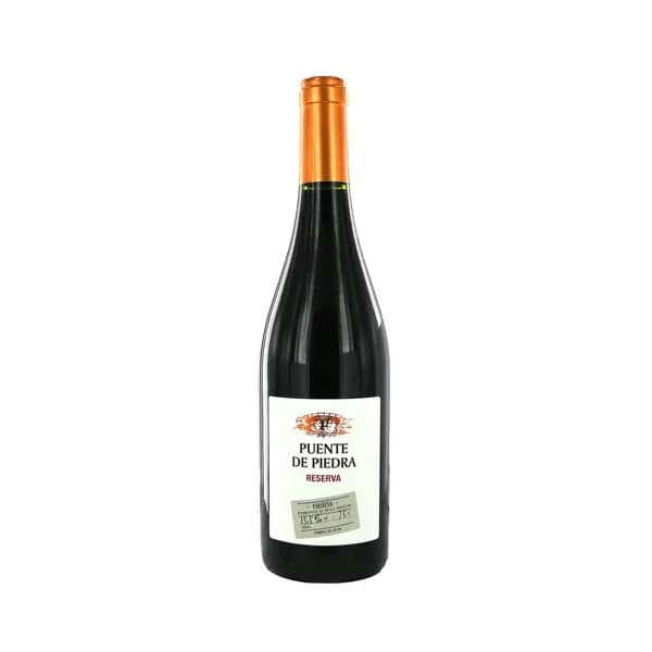 PUENTE DE PIEDRA Vino tinto reserva con D.O. Cariñena botella 75 cl. - 1 ud - Imagen del producto en Findit