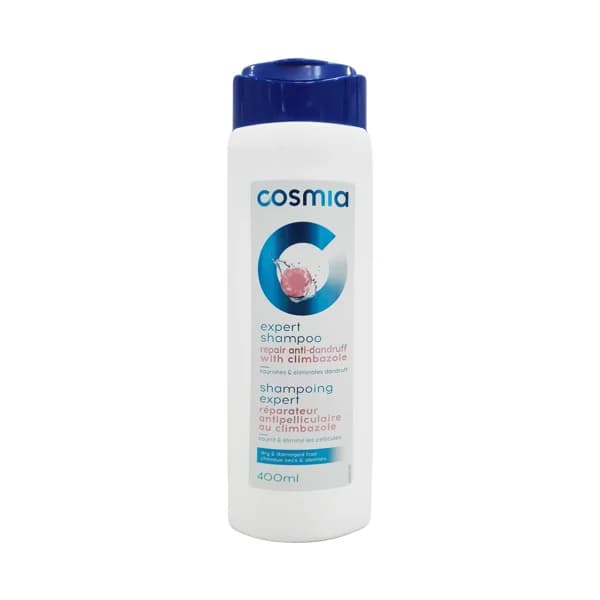 COSMIA Champú anticaspa 2 en 1 (incluye acondicionador), para cabello seco o dañado COSMIA 400 ml. - 0.4 l - Imagen del producto en Findit