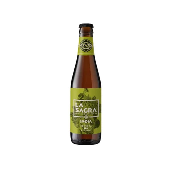 LA SAGRA INDIA  Cerveza IPA botella 33 cl. - 0.33 l - Imagen del producto en Findit