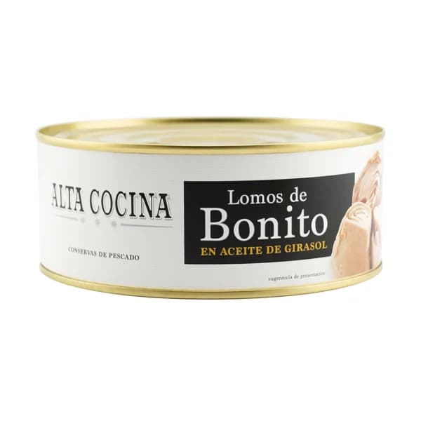 ALTA COCINA Lomos de bonito en aceite lata de 650 g. - 0.65 kg - Imagen del producto en Findit