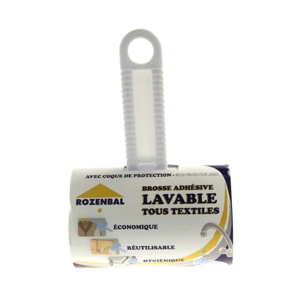 ROZENBAL Rodillo quitapelusas adhesivo lavable con cubierta protectora ROZENBAL 1 unidad - 1 ud - Imagen del producto en Findit