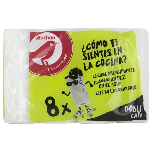 PRODUCTO ALCAMPO Papel de cocina 8 uds. - 1 ud - Imagen del producto en Findit