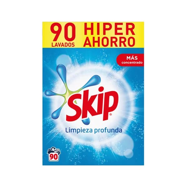 SKIP Active Clean Detergente en polvo 90 ds. - 1 ud - Imagen del producto en Findit