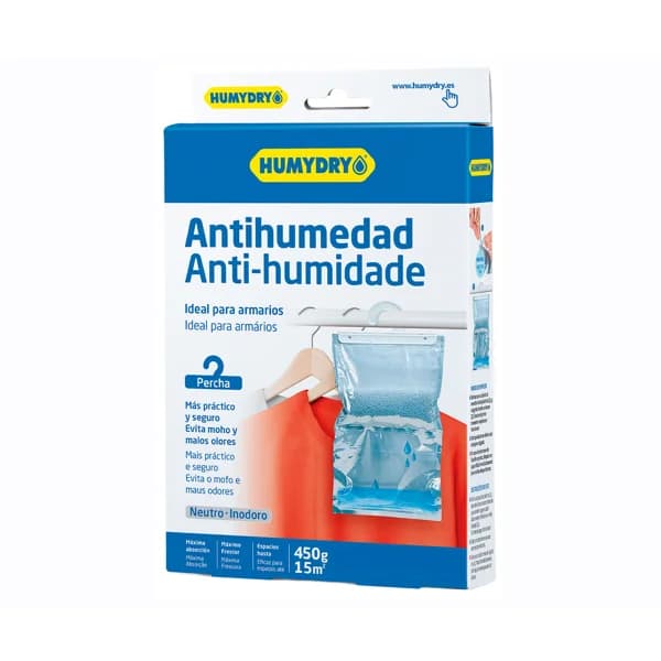 HUMYDRY Antihumedad Percha Aroma neutro 450 g. - 1 ud - Imagen del producto en Findit