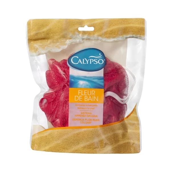 CALYPSO Esponja tipo flor con cuerda para colgar, que ayuda a refrescar nuestra piel CALYPSO. - 1 ud - Imagen del producto en Findit