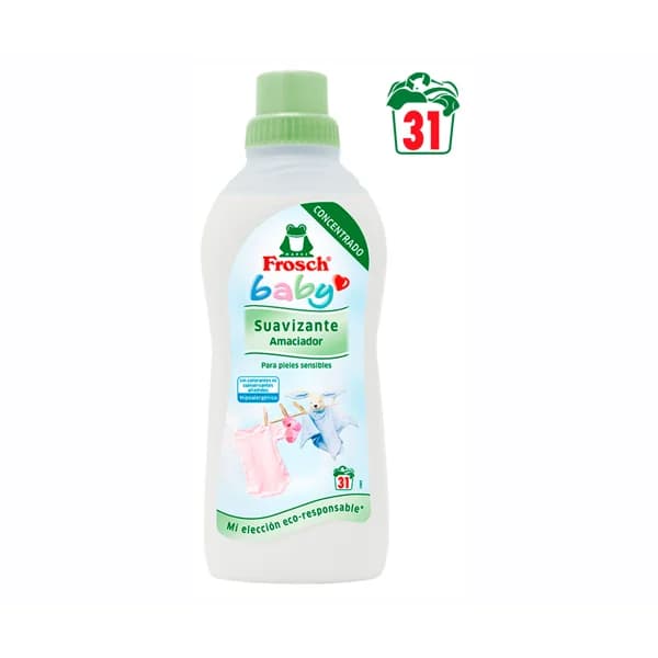 KIWI Suavizante concentrado ecológico especial cuidado ropa del bebé FROSCH BABY 750 ml. - 0.75 l - Imagen del producto en Findit