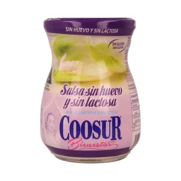 COOSUR Salsa fina sin huevo y sin lactosa frasco de 450 ml. - 0.45 l - Imagen del producto en Findit