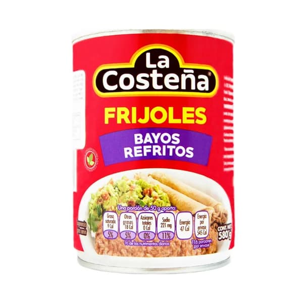 LA COSTEÑA Frijoles bayos refritos LA COSTEÑA 580 g. - 0.56 kg - Imagen del producto en Findit
