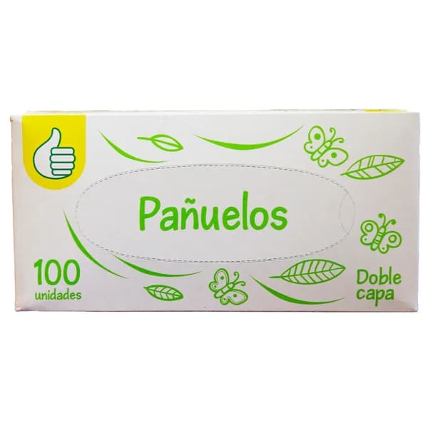PRODUCTO ALCAMPO Tissues de celulosa faciales PRODUCTO ALCAMPO paquete de 100 uds. - 1 ud - Imagen del producto en Findit