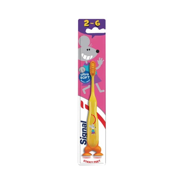 SIGNAL Cepillo de dientes infantil (2 a 6 años), con filamentos ultra suaves SIGNAL Kids. - 1 ud - Imagen del producto en Findit
