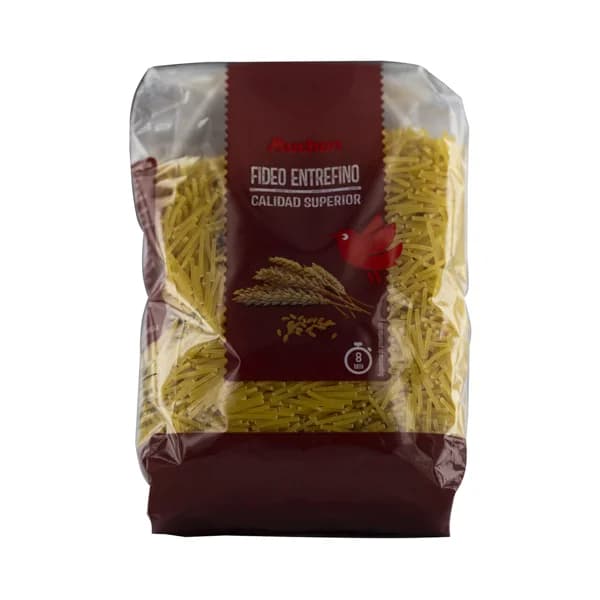 PRODUCTO ALCAMPO Pasta fIdeos entrefino de calidad superior paquete 500 g. - 0.5 kg - Imagen del producto en Findit