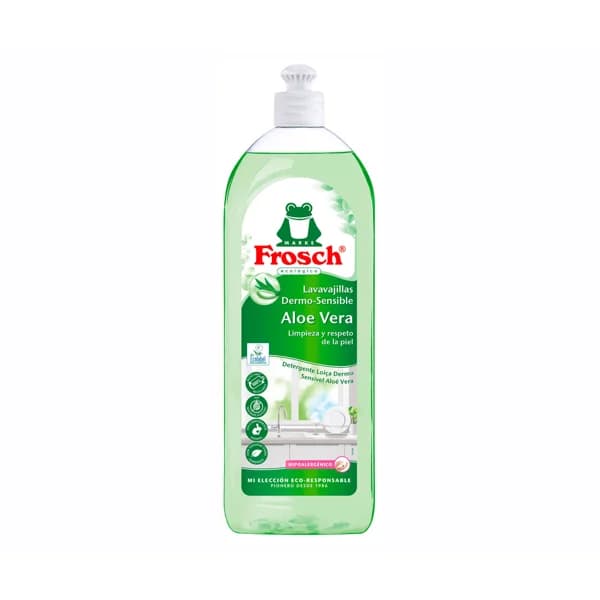 FROSCH Detergente lavavajillas loción con aloe vera FROSCH 750ml - 0.75 l - Imagen del producto en Findit