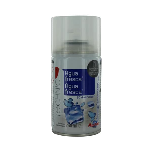 PRODUCTO ALCAMPO Recambio de ambientador automático con esencia de Agua Fresca AUCHAN.250 ml. - 0.25 l - Imagen del producto en Findit