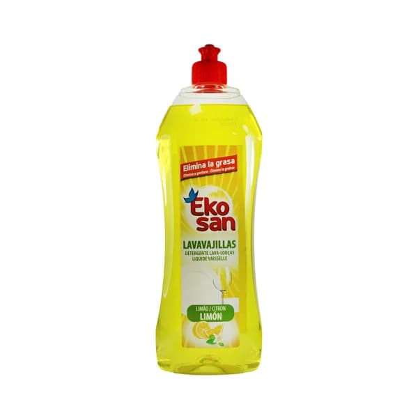 EKOSAN Detergente lavavajillas a mano aroma limón EKOSAN 800 ml. - 0.8 l - Imagen del producto en Findit
