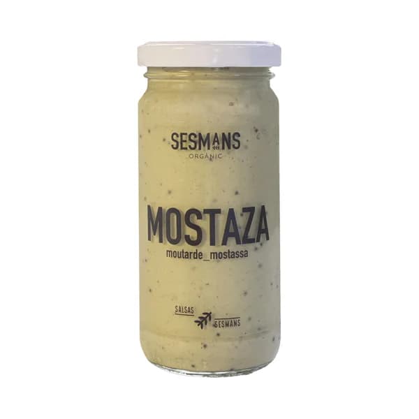 SESMANS ORGANIC Mostaza de procedencia ecológica 240 ml. - 0.24 l - Imagen del producto en Findit
