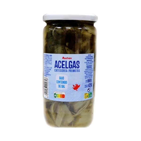 PRODUCTO ALCAMPO Acelgas contenido reducido en sal bote 425 g. - 0.42 kg - Imagen del producto en Findit