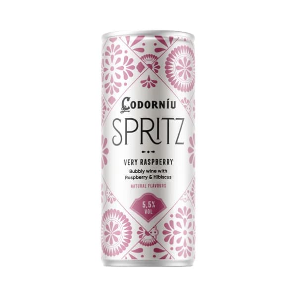 CODORNIU Vino espumoso con aroma natural de frutos rojos e hibisco CODORNIU Spritz lata de 25 cl. - 1 ud - Imagen del producto en Findit