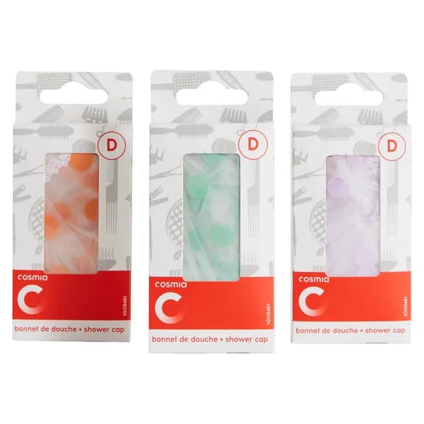 COSMIA Gorro para baño o ducha, de diferentes y divertidos colores COSMIA. - 1 ud - Imagen del producto en Findit