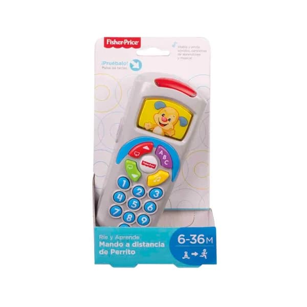 FISHER PRICE Mando a distancia perrito, juguete electrónico bebé +6 meses (MATTEL DLD35) - 1 ud - Imagen del producto en Findit