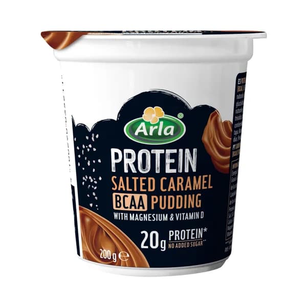 ARLA Protein Pudding sabor caramelo salado con alto contenido en proteínas (20 g) 200 g. - 0.2 kg - Imagen del producto en Findit