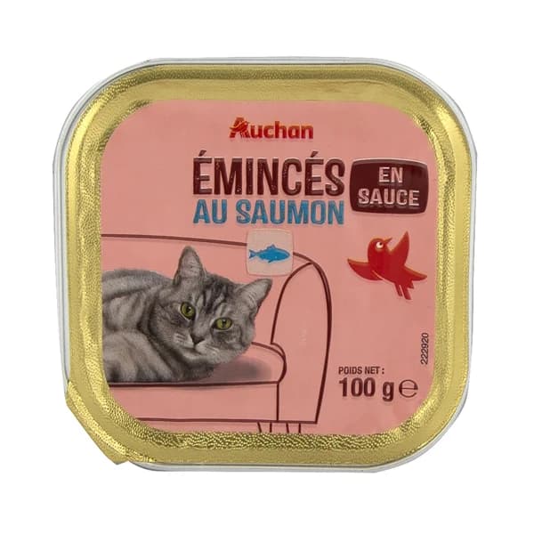 PRODUCTO ALCAMPO Alimento completo para gatos adultos, con trocitos de salmón el salsa 100 g. - 0.1 kg - Imagen del producto en Findit