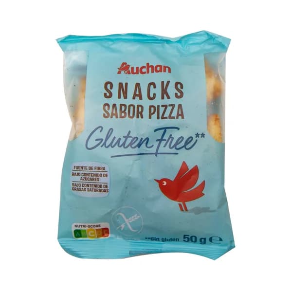 PRODUCTO ALCAMPO Snack sin gluten con sabor a pizza 50 g. - 0.05 kg - Imagen del producto en Findit