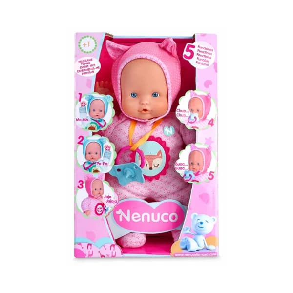 Muñeco bebé blandito con 5 funciones, My Little Nenuco Soft, NENUCO. - 1 ud - Imagen del producto en Findit