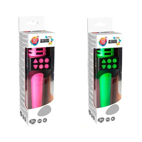 Mi micrófono karaoke, ONE TWO FUN ALCAMPO - 1 ud - Imagen del producto en Findit
