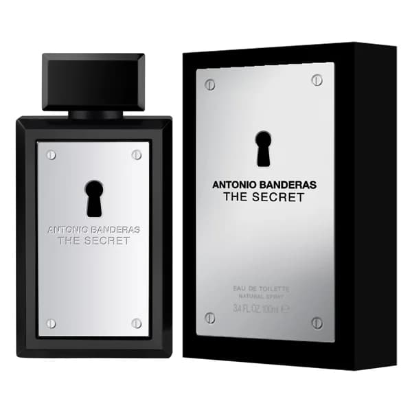 ANTONIO BANDERAS Eau de toilette para hombre con vaporizador en spray ANTONIO BANDERAS The secret 100 ml. - 0.1 l - Imagen del producto en Findit
