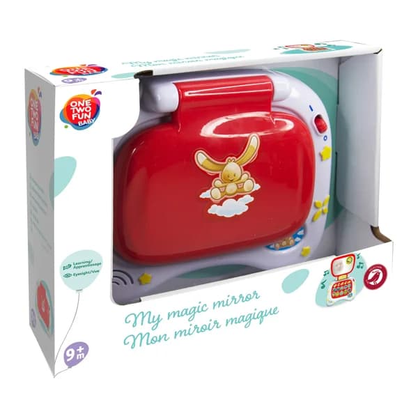 Ordenador infantil con actividades, sonidos y espejo ONE TWO FUN ALCAMPO Baby. - 1 ud - Imagen del producto en Findit