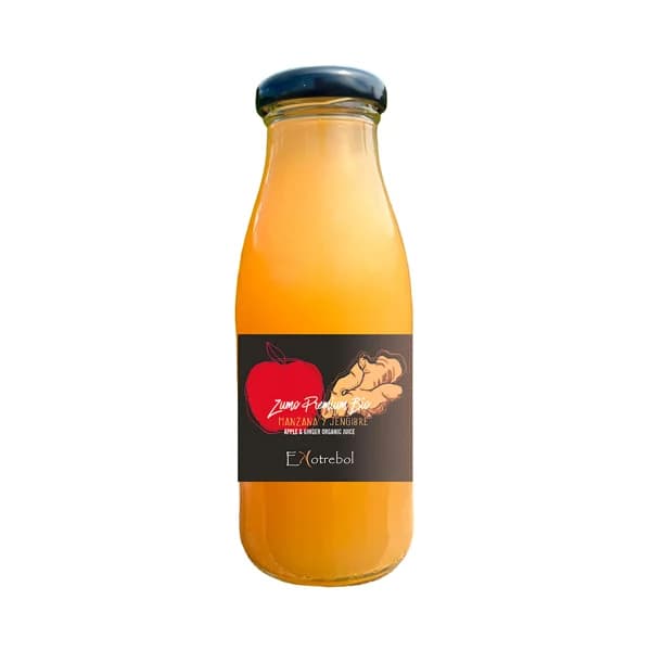 EKOTREBOL Zumo de manzana y jengibre premium ecológico 250 ml. - 0.25 l - Imagen del producto en Findit