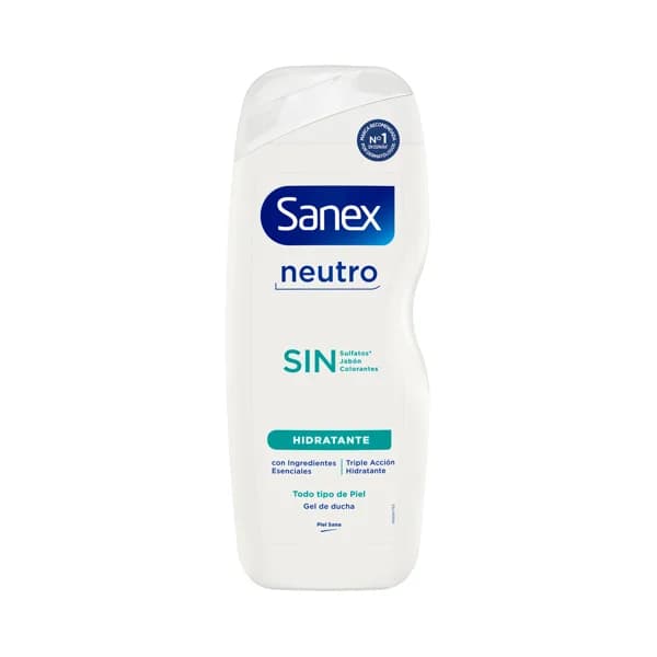 SANEX Sin neutro Gel de ducha o baño hidratante para todo tipo de pieles 600 ml. - 0.6 l - Imagen del producto en Findit