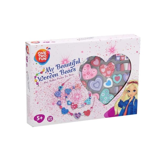 Set para crear tus joyas de madera, ONE TWO FUN ALCAMPO. - 1 ud - Imagen del producto en Findit