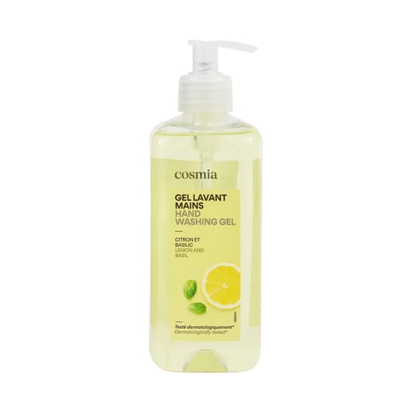 COSMIA Jabón (gel) líquido de manos, con aroma a limón y albahaca 500 ml. - 0.5 l - Imagen del producto en Findit