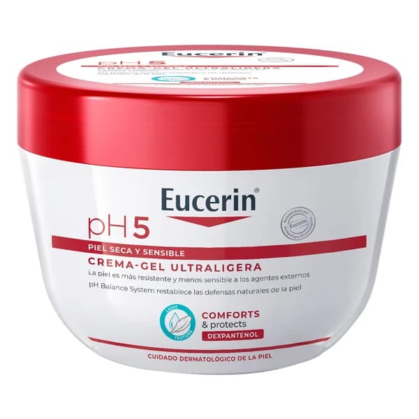 EUCERIN Crema ultraligera con textura gel, para pieles secas y sensibles EUCERIN pH5 350 ml. - 0.35 l - Imagen del producto en Findit