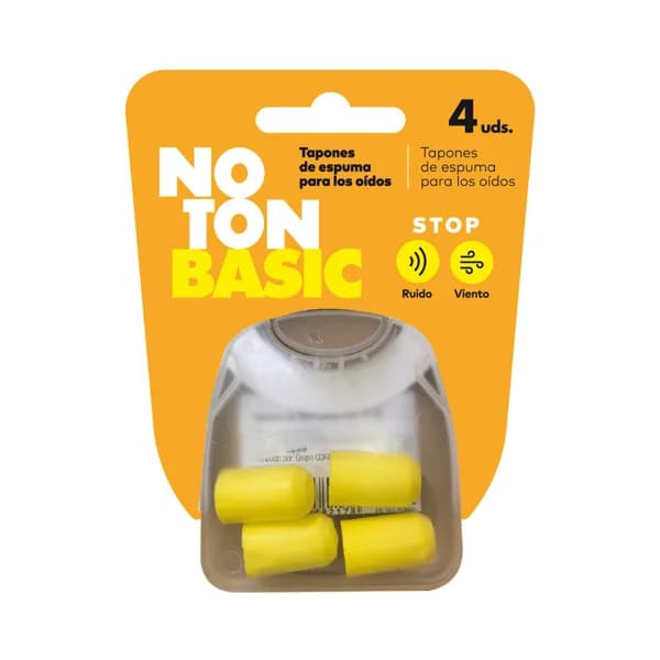 NOTON Tapones de espuma para oídos NOTON Basic 4 uds. - 1 ud - Imagen del producto en Findit