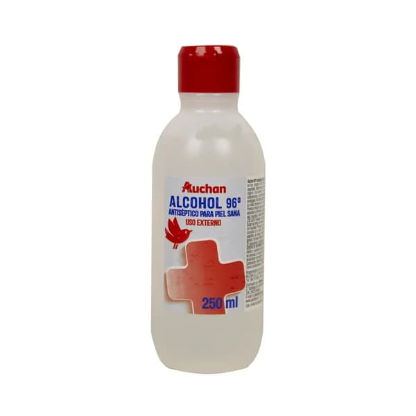 PRODUCTO ALCAMPO Alcohol 96º (antiséptico para piel sana) PRODUCTO ALCAMPO 250 ml. - 0.25 l - Imagen del producto en Findit