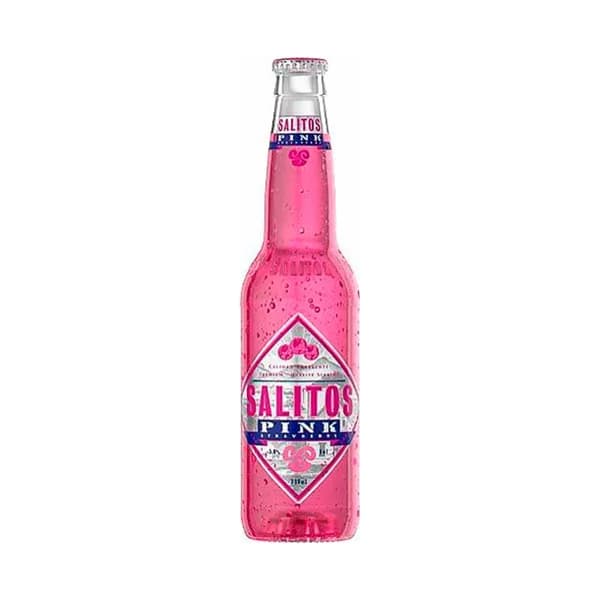 SALITOS PINK Cerveza aromatizada frutos rojos 330 ml. - 0.33 l - Imagen del producto en Findit