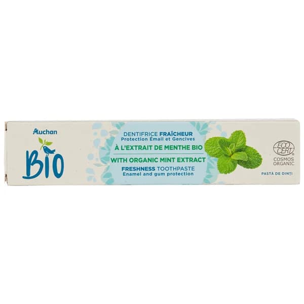 PRODUCTO ALCAMPO Bio Pasta de dientes con extracto de menta bio 75 ml. - 0.08 l - Imagen del producto en Findit