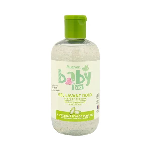 COSMIA BABY Bio Gel y champú para baño o ducha con extracto de aloe vera orgánica 250 ml. - 0.25 l - Imagen del producto en Findit