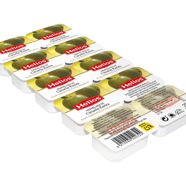HELIOS Mermelada de ciruela en 10 tarrinas HELIOS 250 g. - 0.25 kg - Imagen del producto en Findit