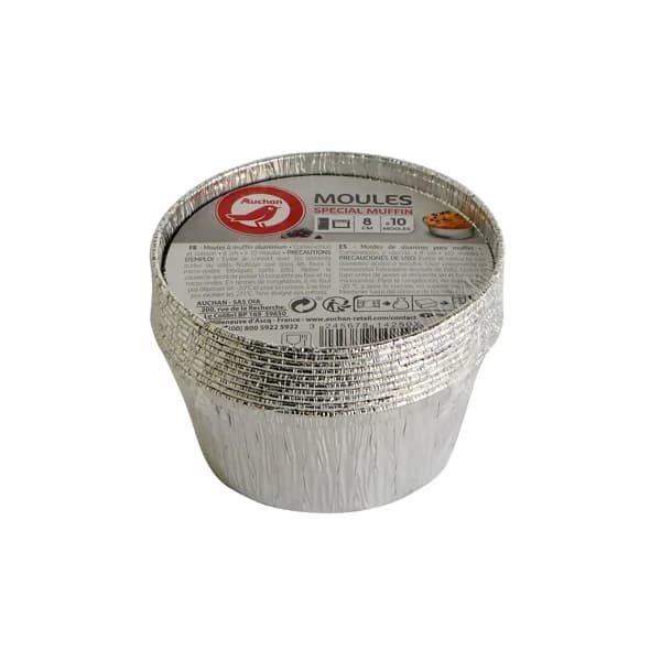 PRODUCTO ALCAMPO Bandejas de aluminio especial muffins 8 cm PRODUCTO ALCAMPO 10 uds. - 1 ud - Imagen del producto en Findit