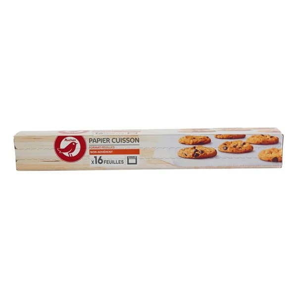PRODUCTO ALCAMPO Papel de horno antiadherente en hojas independientes de 33 x 42 cm. PRODUCTO ALCAMPO 16 uds. - 1 ud - Imagen del producto en Findit