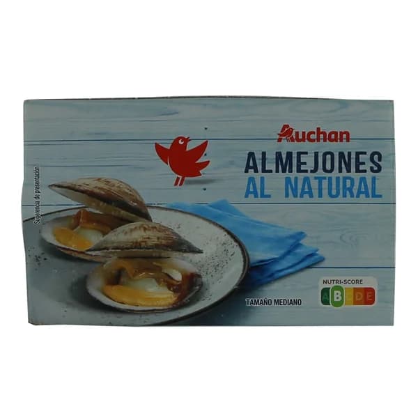 PRODUCTO ALCAMPO Almejones (tamaño medio) al natural 63 g. - 0.06 kg - Imagen del producto en Findit