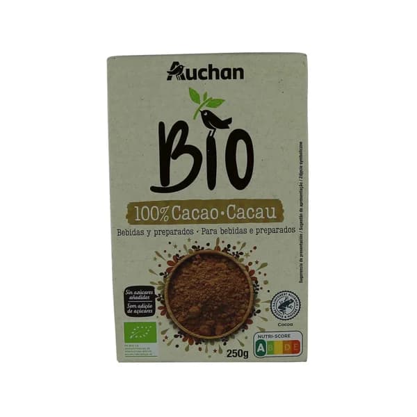 ALCAMPO ECOLÓGICO Cacao soluble (100 % cacao) ecológico 250 g. - 0.25 kg - Imagen del producto en Findit