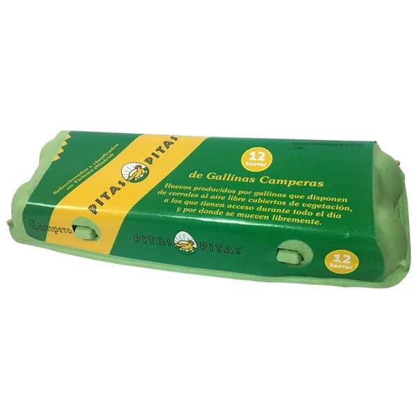 PITAS Huevos de gallinas camperas clase M-L y cat. A 12 uds. - 1 ud - Imagen del producto en Findit