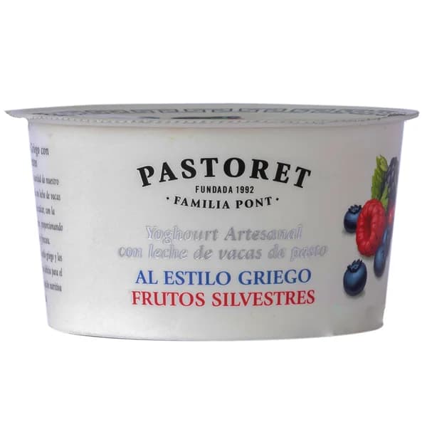 PASTORET Yogur azucarado estilo griego con frutos silvestres 150 g. - 0.15 kg - Imagen del producto en Findit