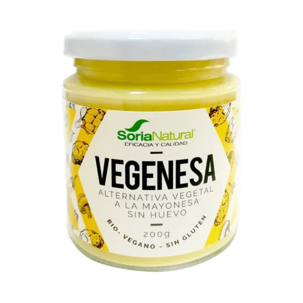 SORIA NATURAL Vegenesa (alternativa natural a la mayonesa, sin huevo) ecológica frasco 200 g. - 0.2 kg - Imagen del producto en Findit